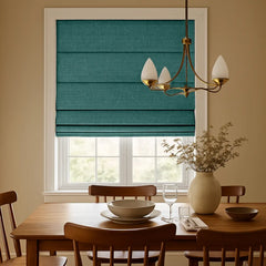 100% Blackout Custom Roman Shades- Complete Light Blocking