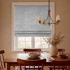 100% Blackout Custom Roman Shades- Complete Light Blocking