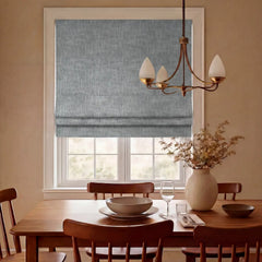 100% Blackout Custom Roman Shades- Complete Light Blocking