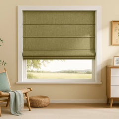 Custom 100% Blackout Cordless Roman Shades