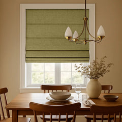 100% Blackout Custom Roman Shades- Complete Light Blocking