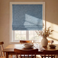 100% Blackout Custom Roman Shades- Complete Light Blocking