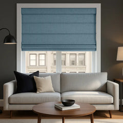 100% Blackout Roman Blinds Custom - Zero Light Penetration
