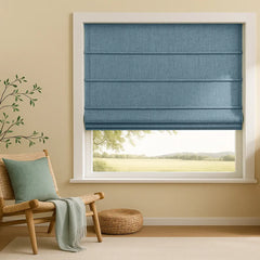 100% Blackout Roman Shades Custom - Cinema Grade Darkness