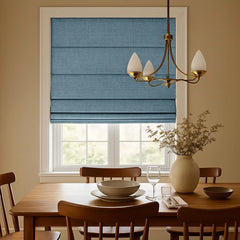 100% Blackout Custom Roman Shades- Complete Light Blocking