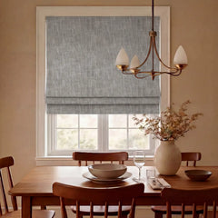 100% Blackout Custom Roman Shades- Complete Light Blocking