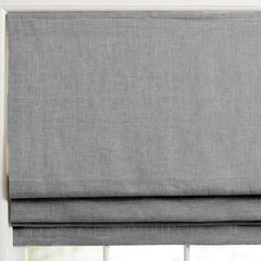 100% Blackout Custom Roman Shades- Cordless Safety Design