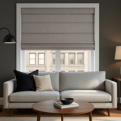 100% Blackout Roman Blinds Custom - Zero Light Penetration