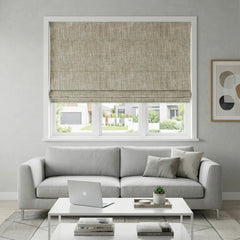100% Blackout Roman Blinds Custom - Zero Light Penetration