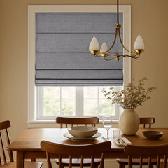 100% Blackout Custom Roman Shades- Complete Light Blocking