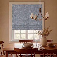 100% Blackout Custom Roman Shades- Complete Light Blocking