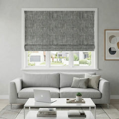 100% Blackout Roman Blinds Custom - Zero Light Penetration
