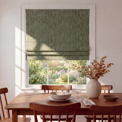 100% Blackout Custom Roman Shades- Complete Light Blocking