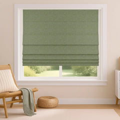 Custom 100% Blackout Roman Curtains - Sleep Enhancement