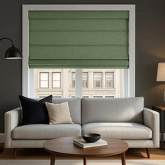 100% Blackout Roman Blinds Custom - Zero Light Penetration