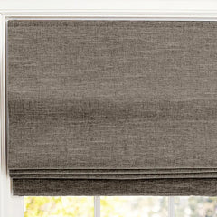 Custom 100% Blackout Textured Roman Shades