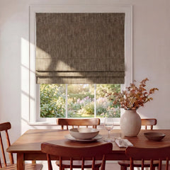 100% Blackout Custom Roman Shades- Complete Light Blocking