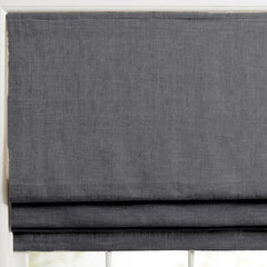 100% Blackout Custom Roman Shades- Cordless Safety Design