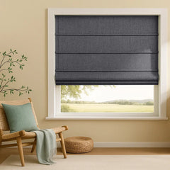 100% Blackout Roman Shades Custom - Cinema Grade Darkness