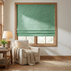 Custom 100% Blackout Textured Roman Shades
