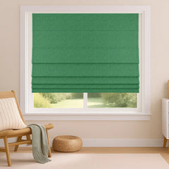 Custom 100% Blackout Roman Curtains - Sleep Enhancement