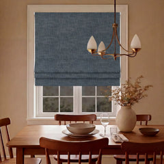 100% Blackout Custom Roman Shades- Complete Light Blocking