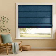 100% Blackout Roman Shades Custom - Cinema Grade Darkness