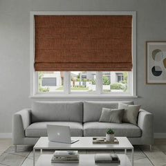 100% Blackout Roman Blinds Custom - Zero Light Penetration