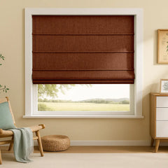 Custom 100% Blackout Cordless Roman Shades