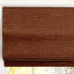 Custom 100% Blackout Textured Roman Shades