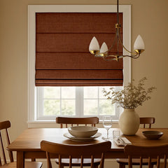 100% Blackout Custom Roman Shades- Complete Light Blocking