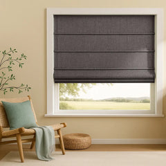 100% Blackout Roman Shades Custom - Cinema Grade Darkness