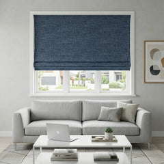 100% Blackout Roman Blinds Custom - Zero Light Penetration