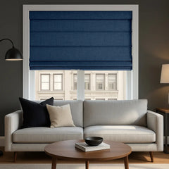 100% Blackout Roman Blinds Custom - Zero Light Penetration