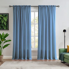 Custom NanoBamboo Linen 100%  Blocakout Shades