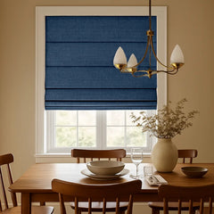 100% Blackout Custom Roman Shades- Complete Light Blocking