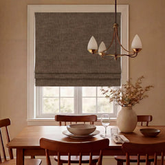 100% Blackout Custom Roman Shades- Complete Light Blocking