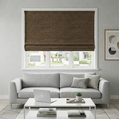 100% Blackout Roman Blinds Custom - Zero Light Penetration
