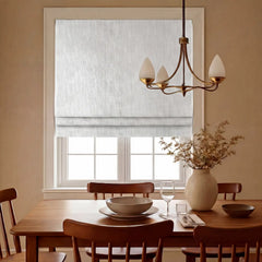 100% Blackout Custom Roman Shades- Complete Light Blocking