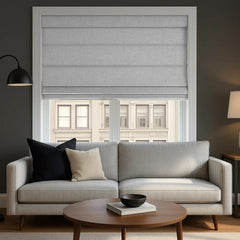 100% Blackout Roman Blinds Custom - Zero Light Penetration