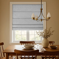 100% Blackout Custom Roman Shades- Complete Light Blocking