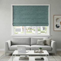 100% Blackout Roman Blinds Custom - Zero Light Penetration