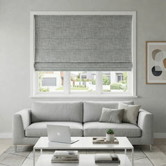 100% Blackout Roman Blinds Custom - Zero Light Penetration
