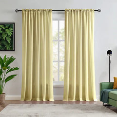 Custom NanoBamboo Linen 100%  Blocakout Shades