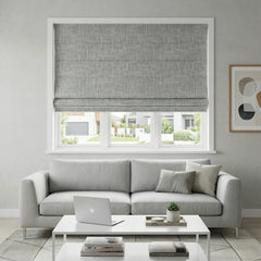 100% Blackout Roman Blinds Custom - Zero Light Penetration