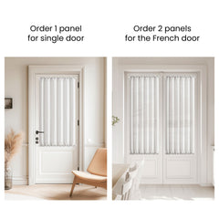 Custom Semi Sheer Door Curtains
