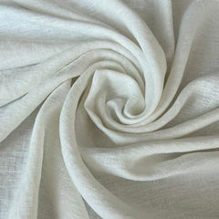 Custom Semi Sheer Linen Curtain Panel for Bedroom